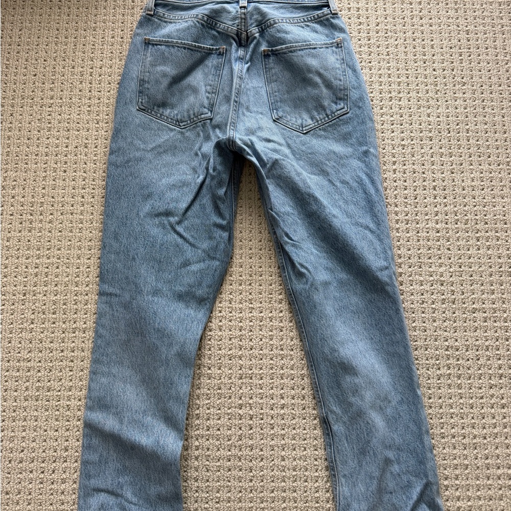 Agolde Riley High Rise Straight Crop Jeans - Picture 6 of 7